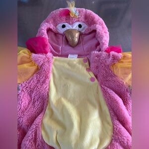 Pink bird / parrot / flamingo costume for Halloween size 8-18 months
